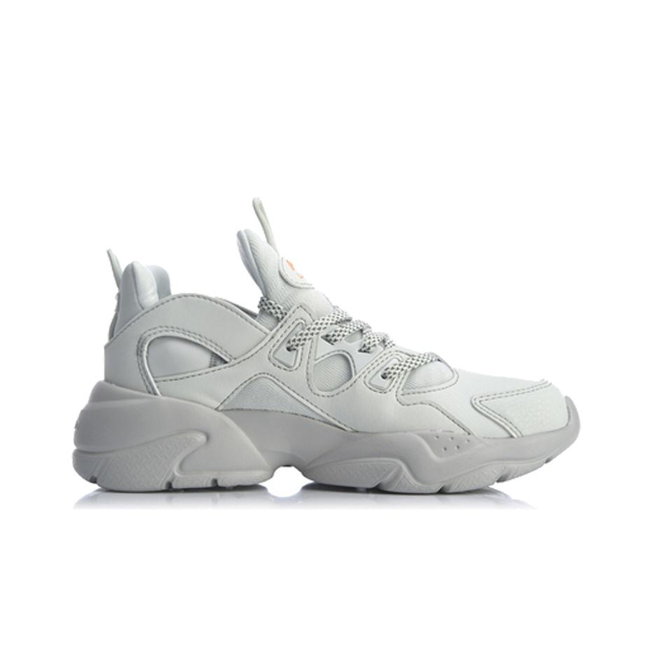 Li Ning Cang Lan Lightweight Trendy Casual Shoes Women Sneakers Frost-White AGLQ024-4