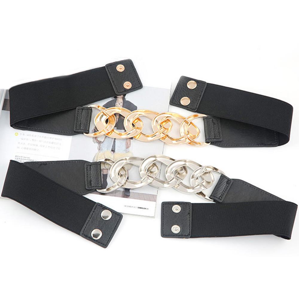 Punk Party Sweater Gothic Coat Tassel Chain Women Punk Belts PU Leather Waistband Jeans Waist Strap