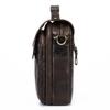 The First Layer of Cowhide Men's Shoulder Bag, Leather Trend Men's Bag, European and American Men's Large-capacity Messenger Bag