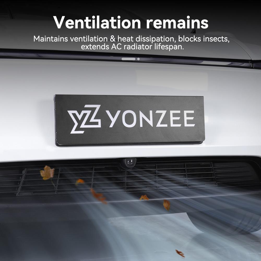 YZ For Tesla Model 3/Y/YL Juniper Highland 2026 Front Grille Magnetic Cover Lower Bumper Anti-Insect Guard Simple Disassembly