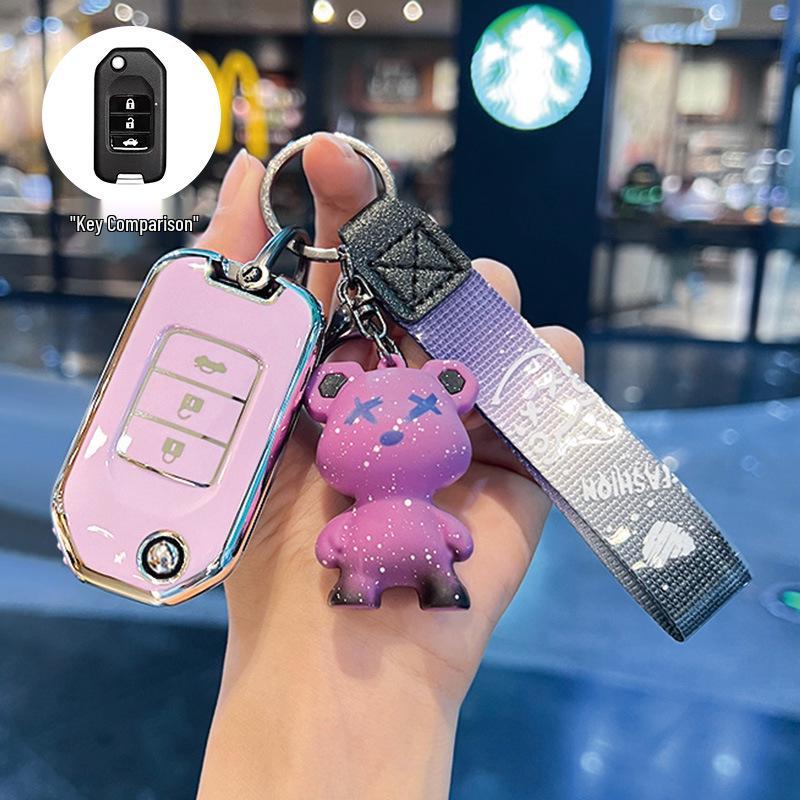 Compatible BTXRV Key Case for CRV, Accord, Civic, Binzhi, and Spirior - High-Grade Protective Shell.