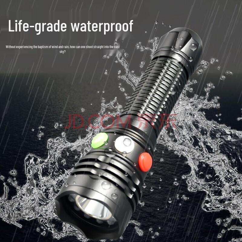 Wolsen Multi-function Emergency Signal Flashlight