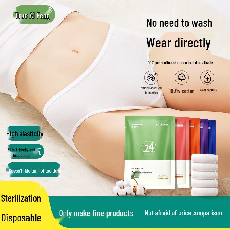

Women s Disposable Combed Cotton Briefs