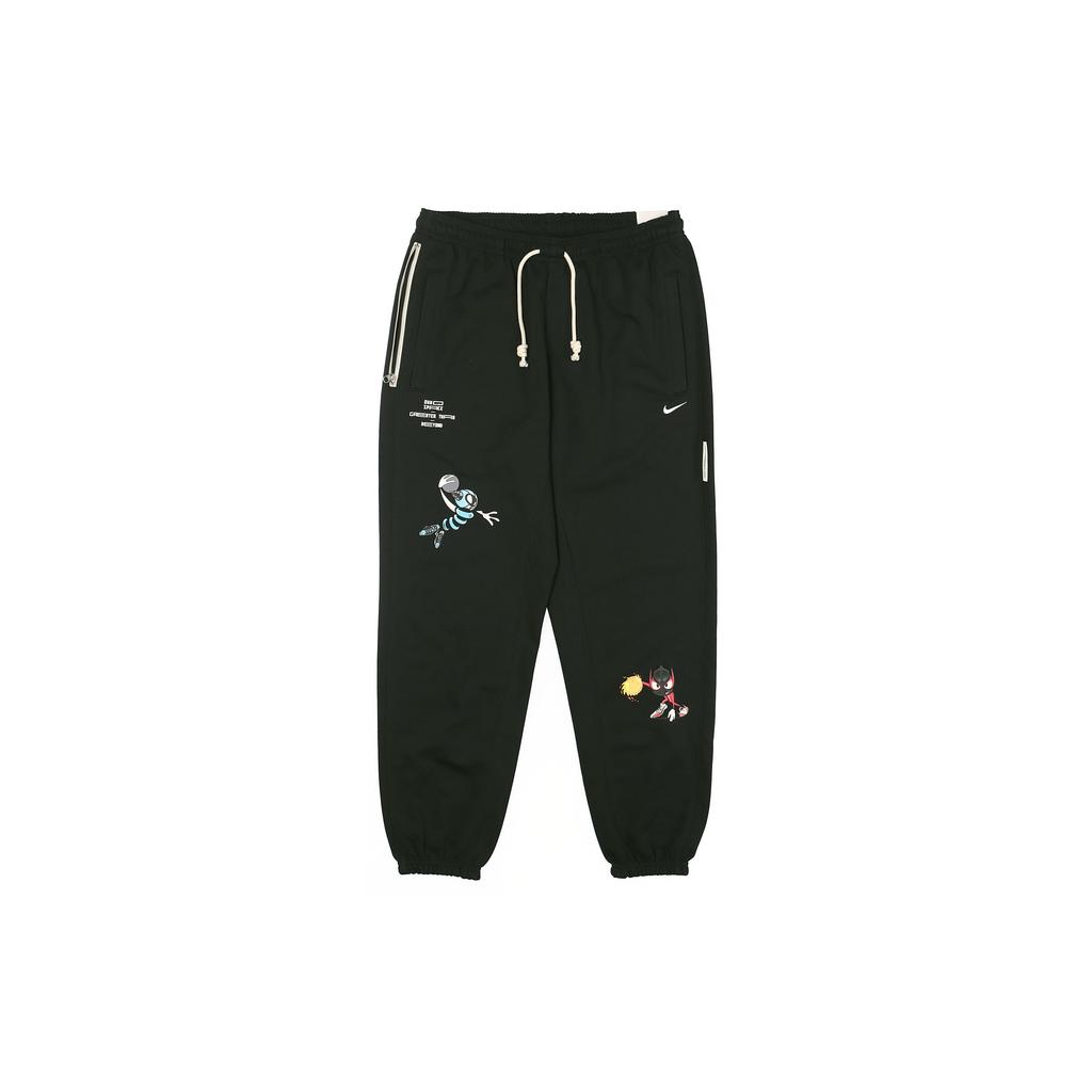Nike Knitted Sweatpants Men's Black Moderate Cuffed Pants DO9157-010