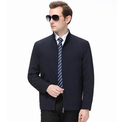 Men's Short Jacket Spring and Autumn New Style Middle-aged Dad Wear Stand Collar Business Casual Thin Jacket Men's Tops