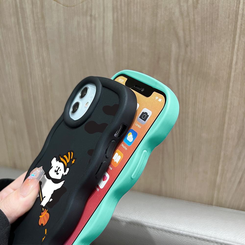 Cute Cartoon Puppy Soft Phone Cover for Samsung Galaxy A52 A73 A12 S24 Ultra 5G S23 S22 S21 S20 FE Wave Edge Shockproof Protective Rubber Case