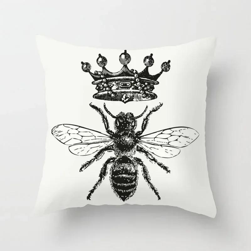 

Черно-белая наволочка для подушки дивана Чехол для подушки Кровать Дом Гостиная Автомобиль Офис 45x45cm розовый