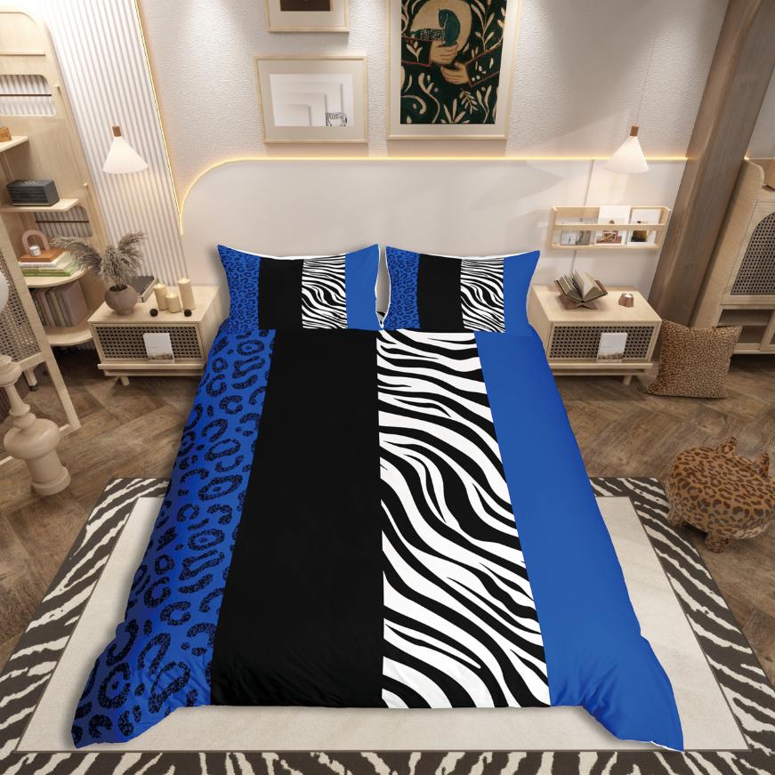 Comforter Homewish Leopard Print Abstract Wildlife Print For Teens Bedding Setchic Flower Rose Decor