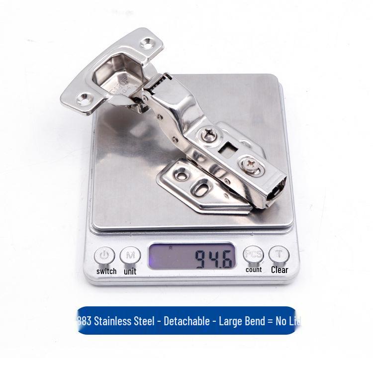 304 Stainless Steel Soft Close Hydraulic Cabinet Hinges - Thickened, Two-Stage Force for Furniture