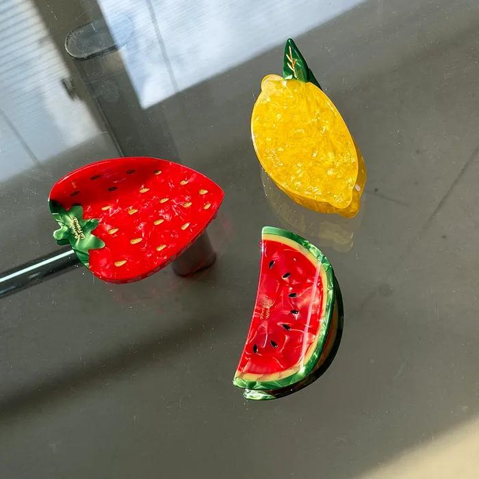 Fruits family hair clip (3type)
