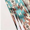 Geometric totem mosaic pattern polyester microfiber beach towel is highly absorbent, suitable for swimming and beach outings