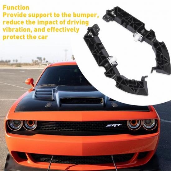 Bumper Bracket For 2008- Dodge Challenger Set Of 2 Front Left & Right Side K