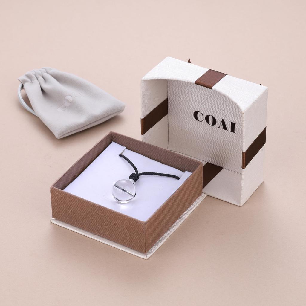 COAI 18mm Crystal Purification and Protection Adjustable for Men and Women Pendant/Necklace, Length,