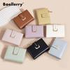 Women's Compact Multi-Card Wallet: Exquisite Short Section Buckle Coin Purse and Mini Card Holder
