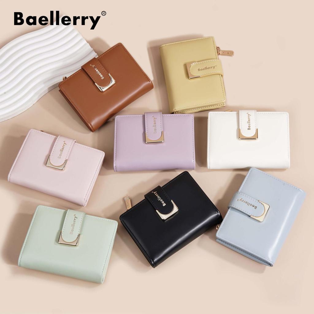 Women's Compact Multi-Card Wallet: Exquisite Short Section Buckle Coin Purse and Mini Card Holder