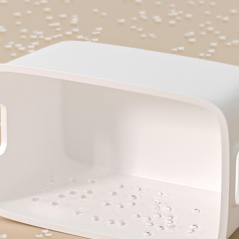Plastic Storage Box Desktop Storage Box Bathroom, Kitchen, Clothes and Miscellaneous Items Sorting Storage Box