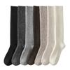 Wool Calf Socks for Women In Autumn and Winter, Fleece High Thigh-high Stockings, Solid Color Versatile Socks, Warm Socks for Autumn and Winter