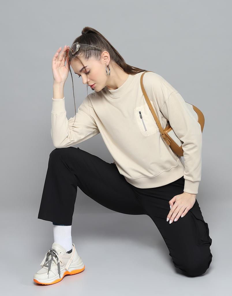 ROCK.IT Damen Regular Fit Winter Sweatshirt