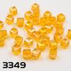50pcs 8mm High Transparency Colorful Square Glass Beads for Phone Chain & Bracelet Making