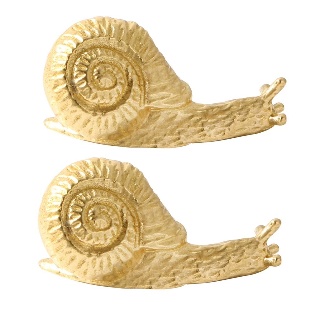 Brass Door Handle Snail Design Cabinet Door Knob for Living Room Bedroom Bathroom New Chinese Style Cabinet Pulls