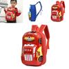 Kids Car Themed School Backpack Eva Material With Breathable Straps For Preschool And Elementary Education