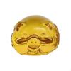 Crystal Pig Figurine, Golden Decor, Zodiac Pig, Modern Accent, Business Gift, Multicolor