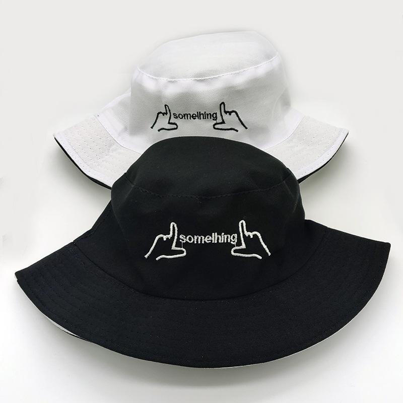 Hat autumn double-sided bucket hat women's spring summer sun hat Japanese new student basin hat cute