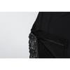 Sexy Women's Lace Edge Halter Dress Sleeveless Slim Split Short Dress
