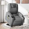 VidaXL Electric Massage Recliner Dark Grey Fabric 3204405