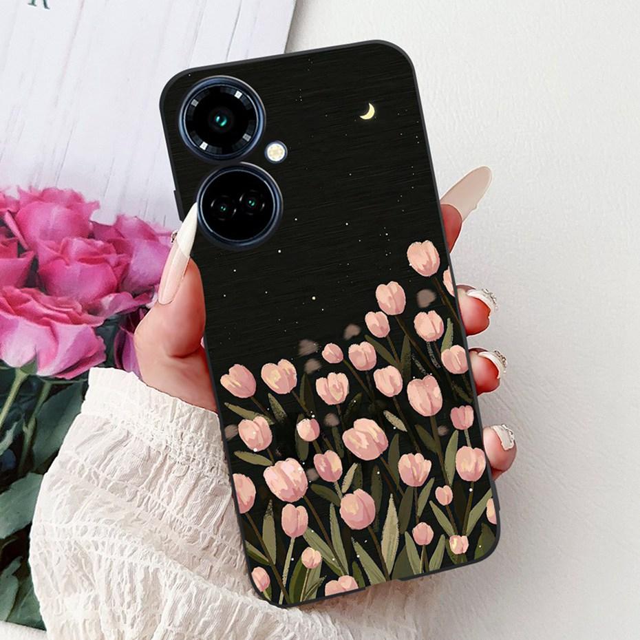 New Design Phone Case For Tecno Camon 19 Pro 5G 4G Camon19 Black Silicone Soft Cover For Tecno Camon 19 19Pro 4G Cases Bumpers