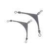 10Pcs/Lot 3 Way Swivels Connector Fishing Tackle Saltwater Fishing Rolling Swivels Triple Fishing Swivel Cross Line Connectors