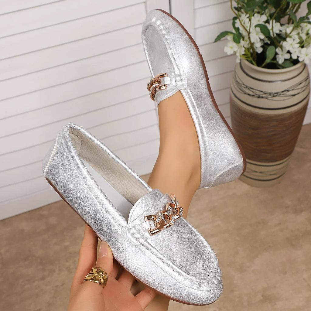 Fashion Spring Women Flats Round Head Sneakers Women Autumn New Comfortable Loafers Low Heel Knot Casual Shoes Women Zapatos De Mujer