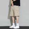 Men's Summer Multi-Pocket Cargo Shorts Men's Casual Fashion Color Loose Cargo Shorts