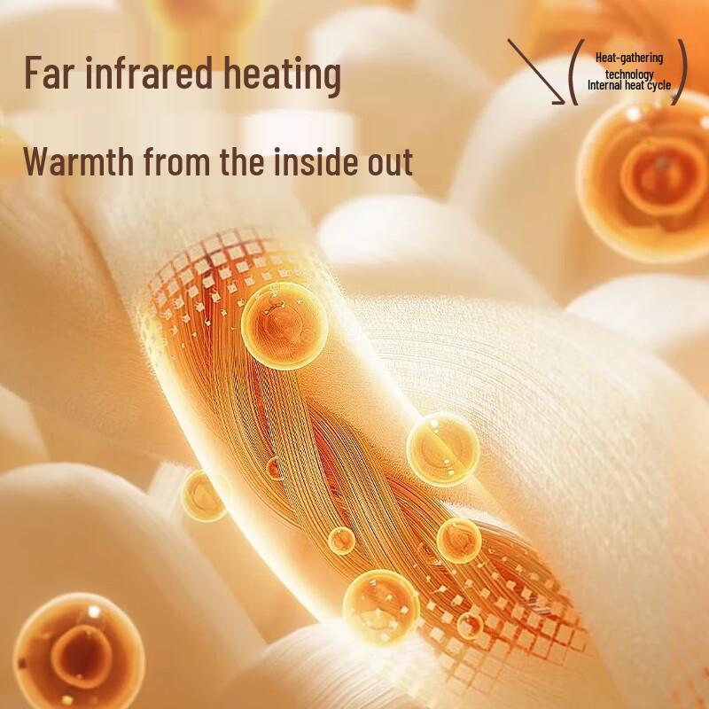 VANCL Men's 5A Antibacterial Fleece Lined Half-Zip Mock Neck Base Layer Shirt