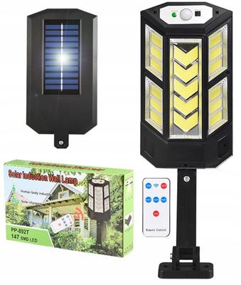 Lampa Solarna 249 Led Czujnik Ruchu Zmierzchu