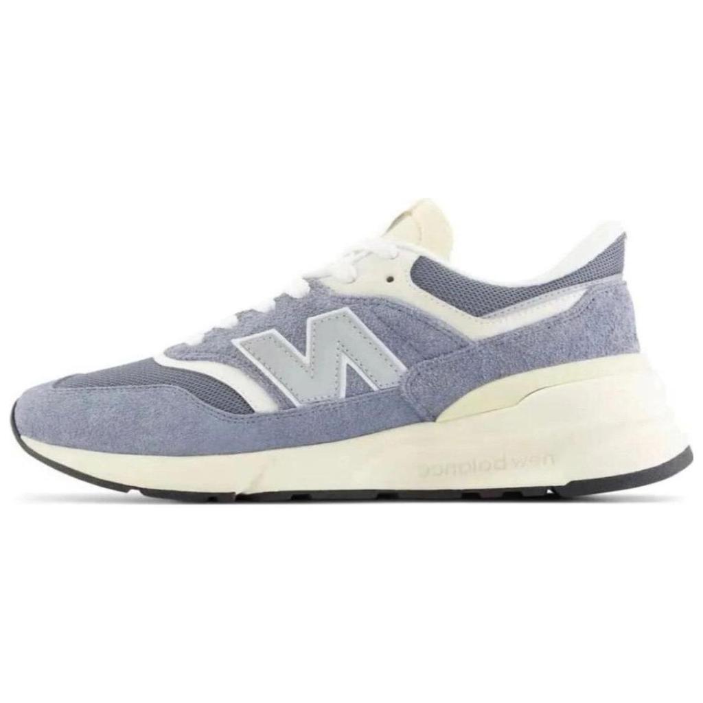 New Balance 997R נעלי סניקרס לגברים כחול שטוף קרם שטוף כסף U997RCD