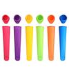 6pcs MULTICOLOER Moule Glace Crème Glaçon Sorbet Yogurt DIY en Kit en Silicone