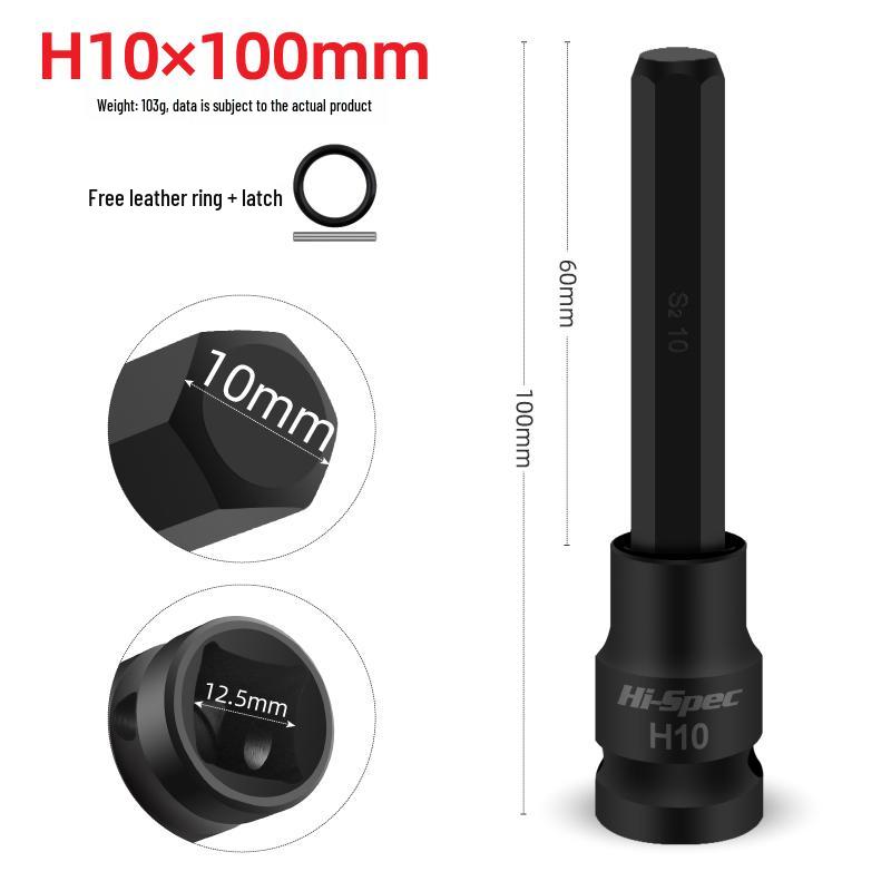 Hexagonal S2 Electric Impact Wrench Screwdriver Bit