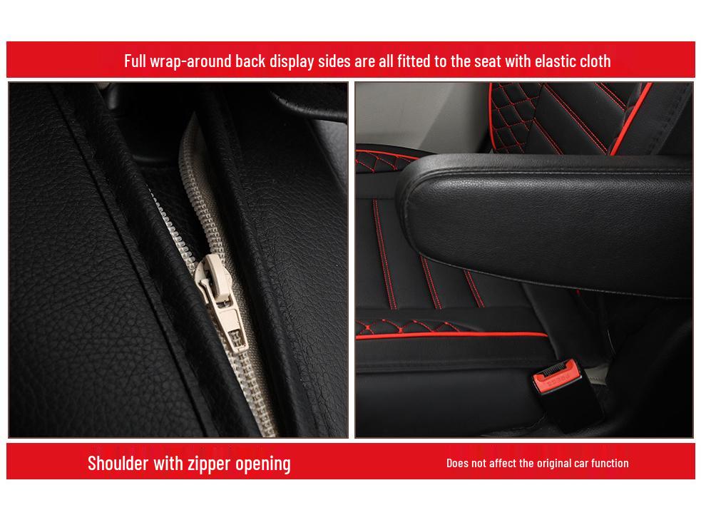 Universal Leather Seven-Seat Car Seat Cover for All Seasons