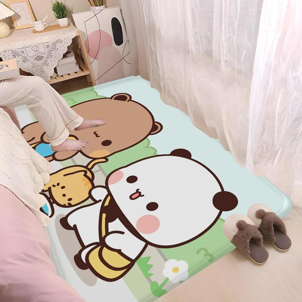 Bubu Dudu Bear Floor Mat Retro Multiple Choice Living Room Kitchen Rug Non-Slip Modern Home Decor