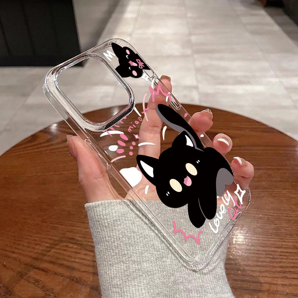 Acrylic Phone Case for iPhone 11 12 13 14 Pro 12 14 16 Pro Max for Samsung A16 A36 A56 S24 FE High-quality Painted Anti-fall Mobile Phone Case