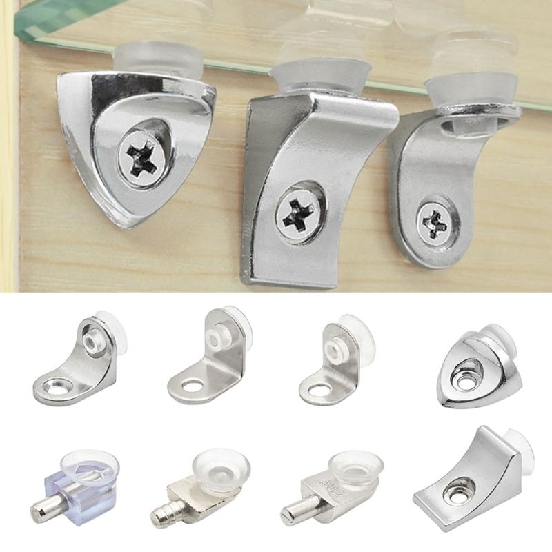 Set of 50 Versatile Shelf Mounts Space Saving Shelf Mounts Heavy Duty Shelf Clips Durable for Neat & Organized Closets