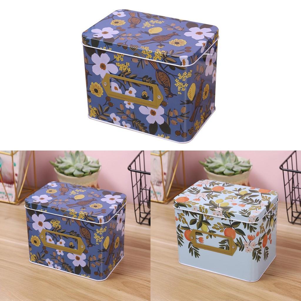 Metall-Aufbewahrungsbox mit Deckel für Wohnzimmer, Schlafzimmer und Arbeitszimmer Dekoration Geschenk