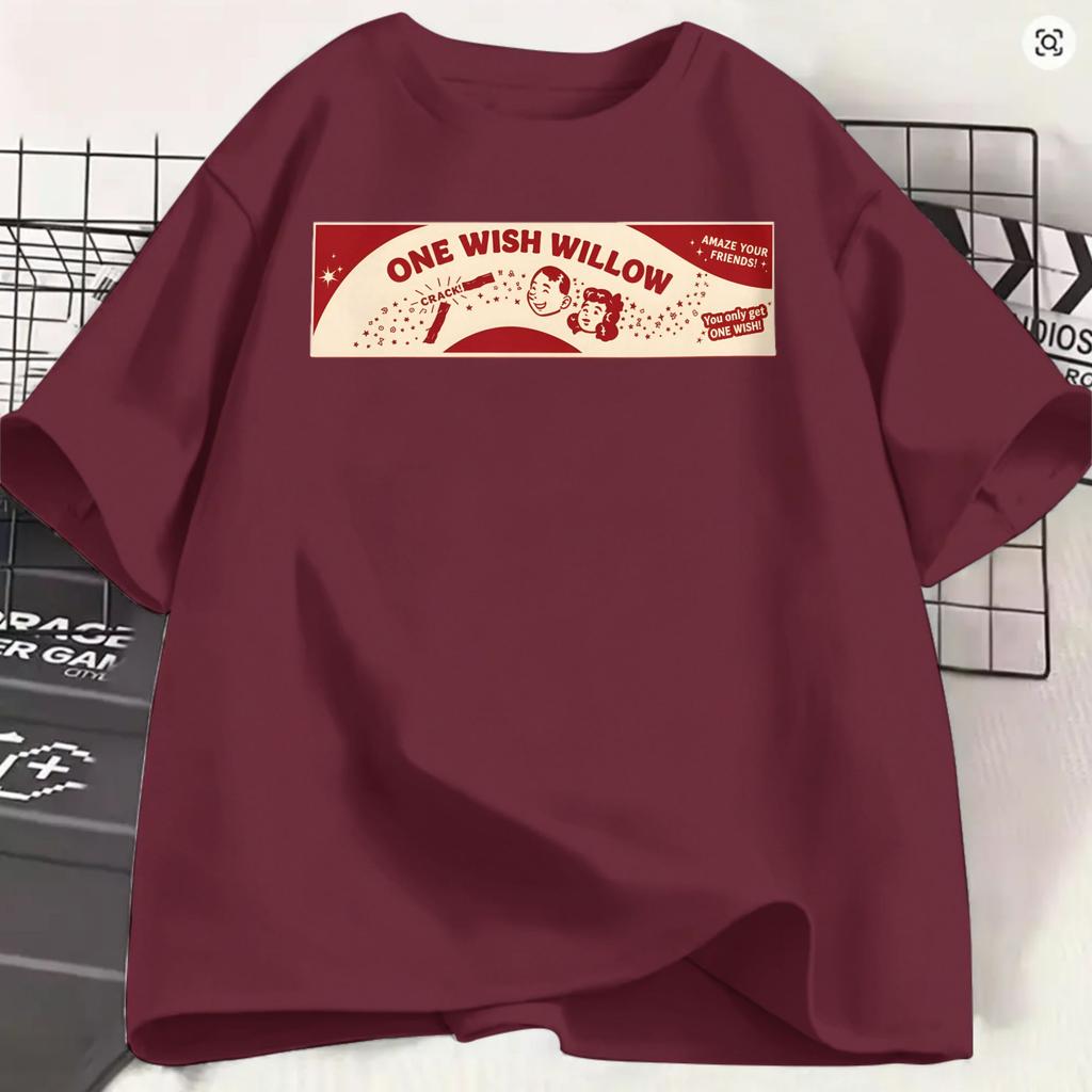 Obsession Film 2026 Baumwoll-T-Shirt Für Unisex Sommer Ein Wunsch Weide Lustige T-Shirts Rundhals Harajuku Shirts Übergröße Lässige Tops