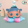 Electric Blowing Ball Octopus Floating Universal Octopus Running Toy While Blowing 1-2 Year Old Baby