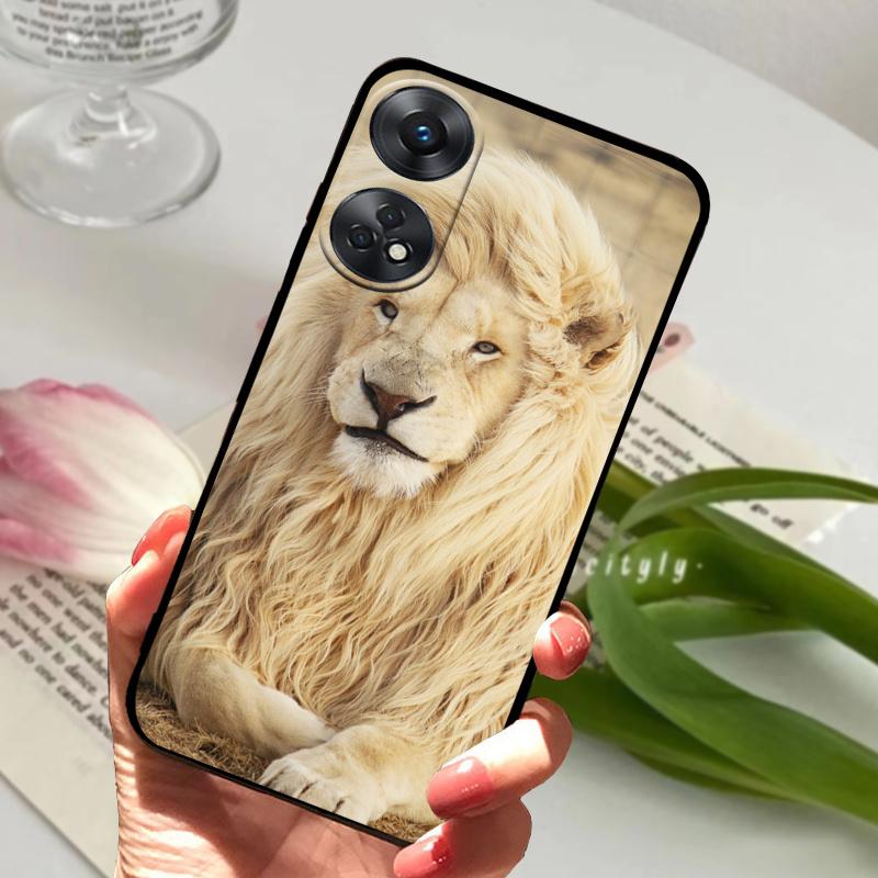 For Oppo Reno8 T 4G 5G Case Reno8T 8T Cool Fashion Soft Silicone TPU Phone Cover For OPPO Reno8 4G 5G Shockproof Bumper Fundas