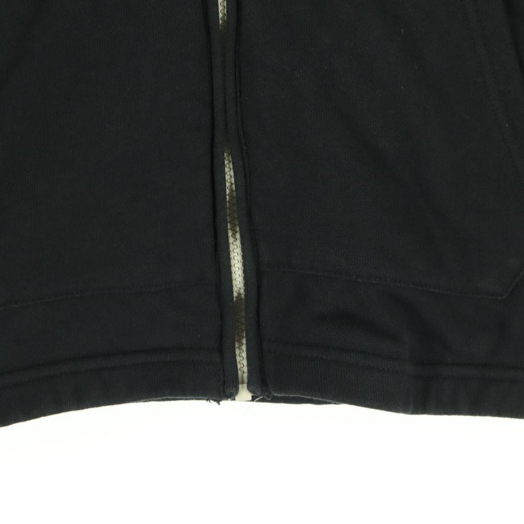 adidas One point logo Long sleeve Zip hoodie M black Women Used