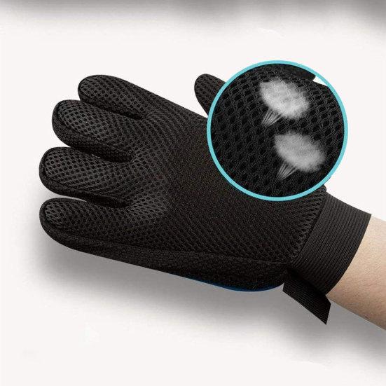 Silicone Pet Dog Cat Massage Gloves Grooming Cleaning Hair Removal Brush Comb