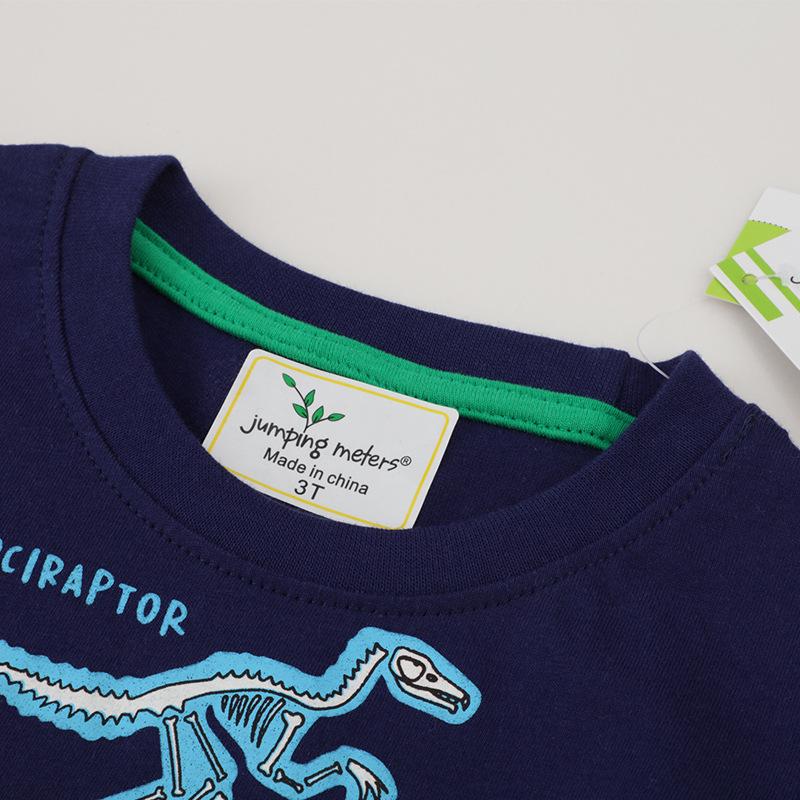 2026 Summer Kids' Luminous Dinosaur T-shirt Short-Sleeve Boys' Top