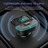 Car Music Adapter Wireless Fm Transmitter Radio Receiver Hifi Bass Car Accessories Led Display Wireless Radio For Vehicle Car